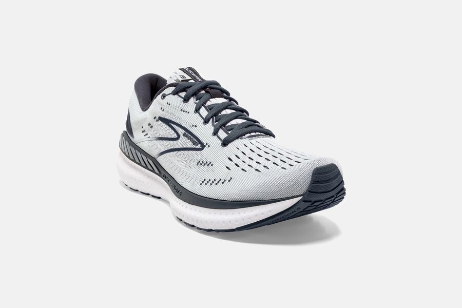 Brooks Glycerin Gts 19 Road Loopschoenen Dames - Wit/Grijs - 312458HTN